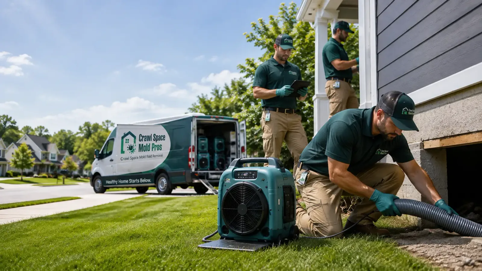 Crawl Space Mold Removal in Lignum, VA